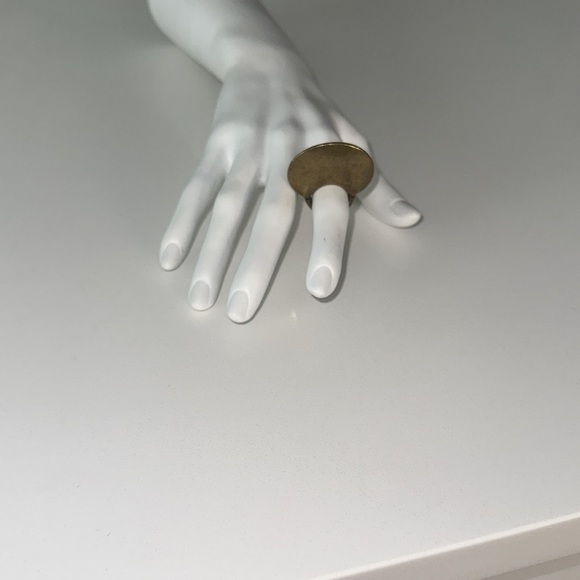 LOW LUV x Erin Wasson antiqued gold *Butterfly* boho statement ring 6 7 - Picture 4 of 6